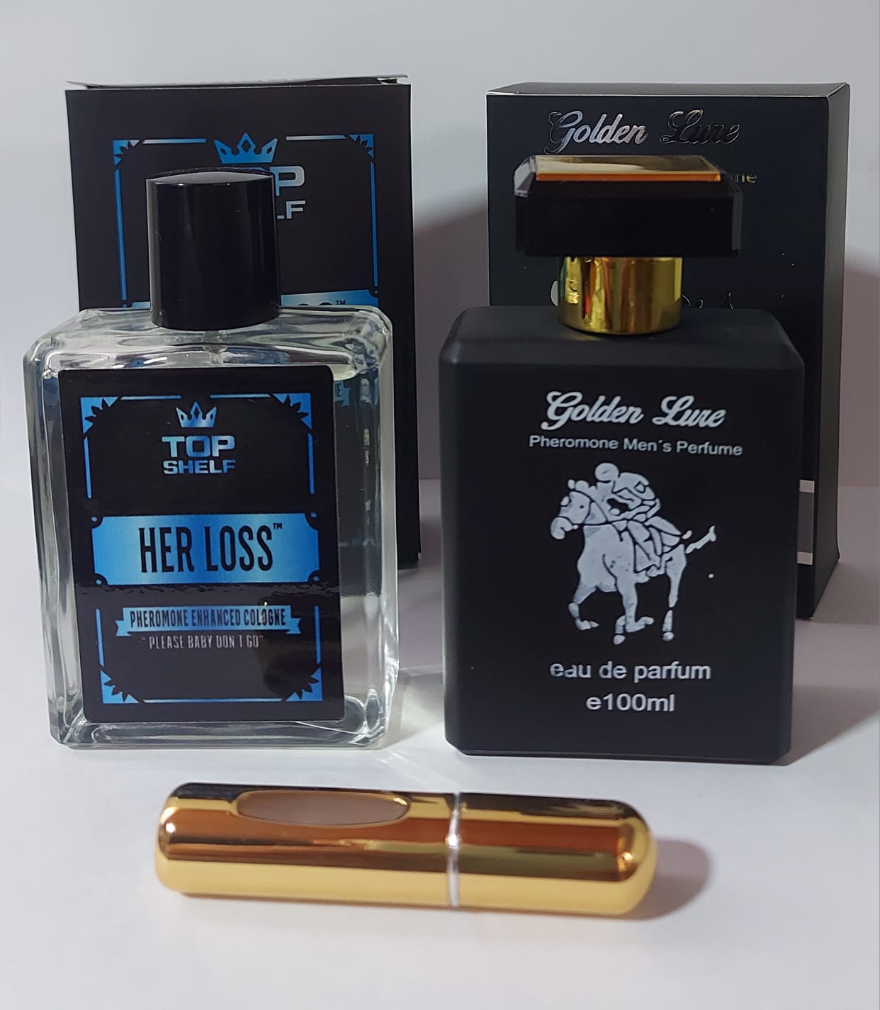 1HERLOSS, 1GOLDEN 100ml +PERFUMERO